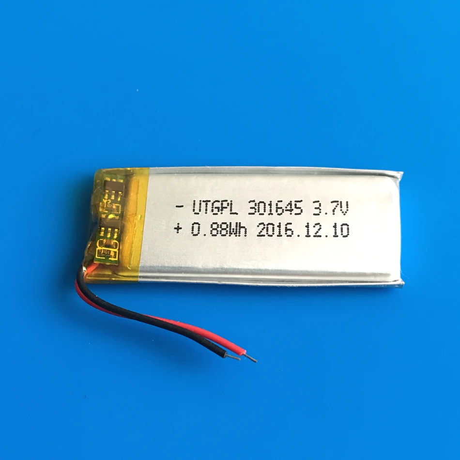 Литий полимерный аккумулятор 250 мАч 3 7 в для умных часов MP3|rechargeable battery|lithium batterypolymer