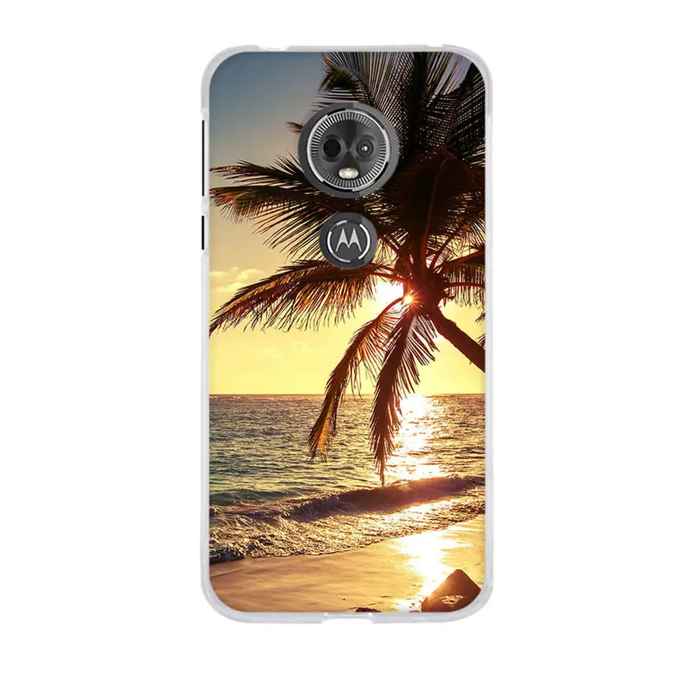 Чехол для Motorola Moto E5 чехол из мягкого ТПУ задняя крышка E (5 го поколения) чехлы