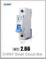 CHINT миниатюрный автоматический выключатель защита от перегрузки TaiChi NB6-63 1P серия Бытовой Воздушный выключатель 10A 16A 20A 25A 32A 40A 50A 63A