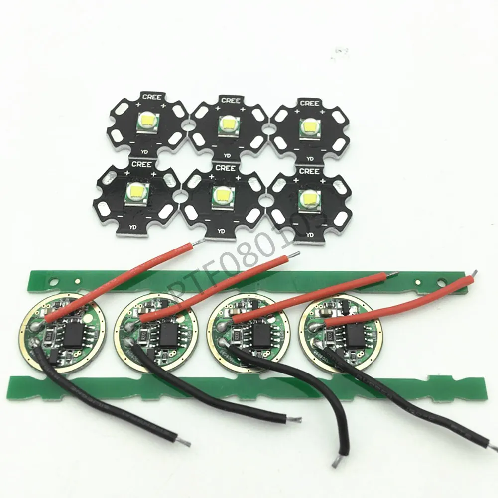 1 комплект CREE Xlamp XML2 XM L2 T6 U2 10 Вт белый светодиодный излучатель высокой мощности на