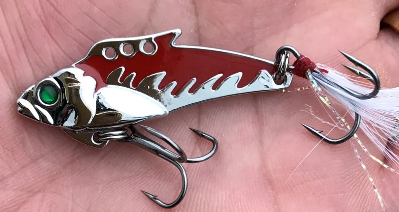 Горячая продажа 1 шт 10г 5cmMeta lVIB LureFishing ложка пресноводная рыболовная жесткая