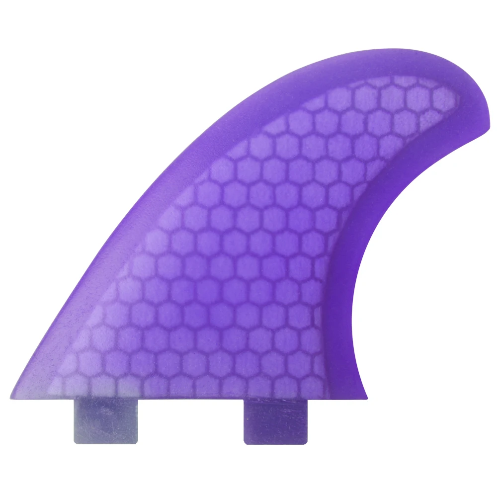 

Insurfin Stylish Durability High Quality Surfboard Fins Purple SQ Quad Fin Set (4 PCS) for Surfing