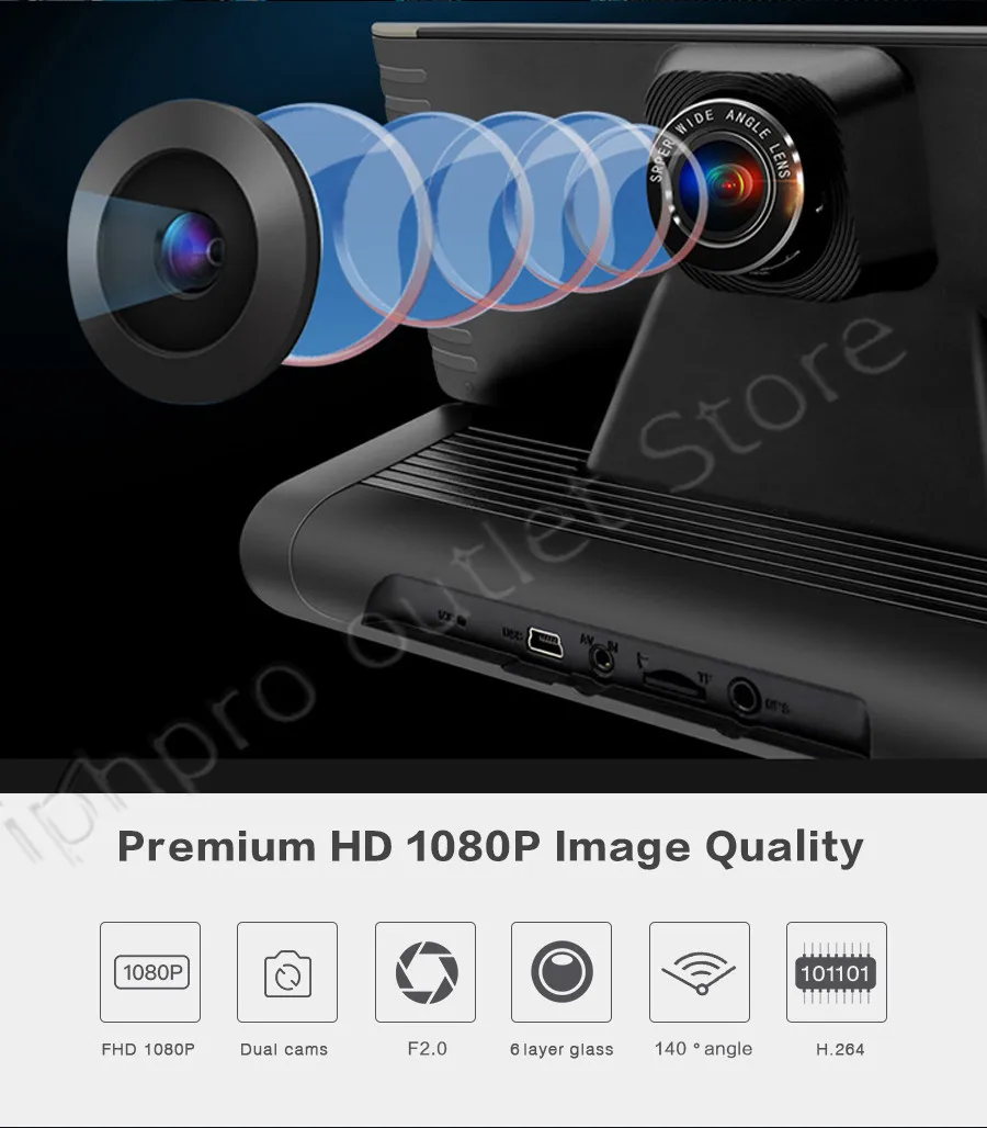4G Автомобильный видеорегистратор Android wifi gps Full HD 1080P видео рекордер двойной объектив регистратор Dash cam rom 16GB ADAS Автомобильный видеорегистратор Камера