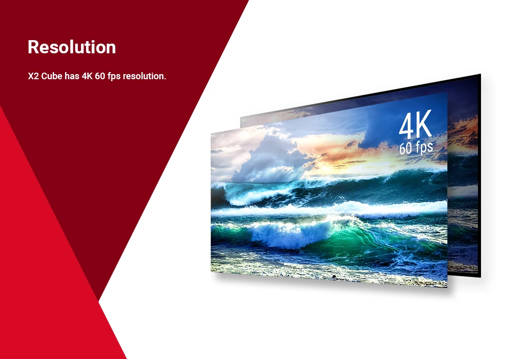 X2 cube Smart Android 9,0 ТВ приставка Amlogic S905X2 2 Гб DDR4 16 Гб rom телеприставка 2,4G/5G WiFi 1000M BT5.0 4K HD медиаплеер X2 pro