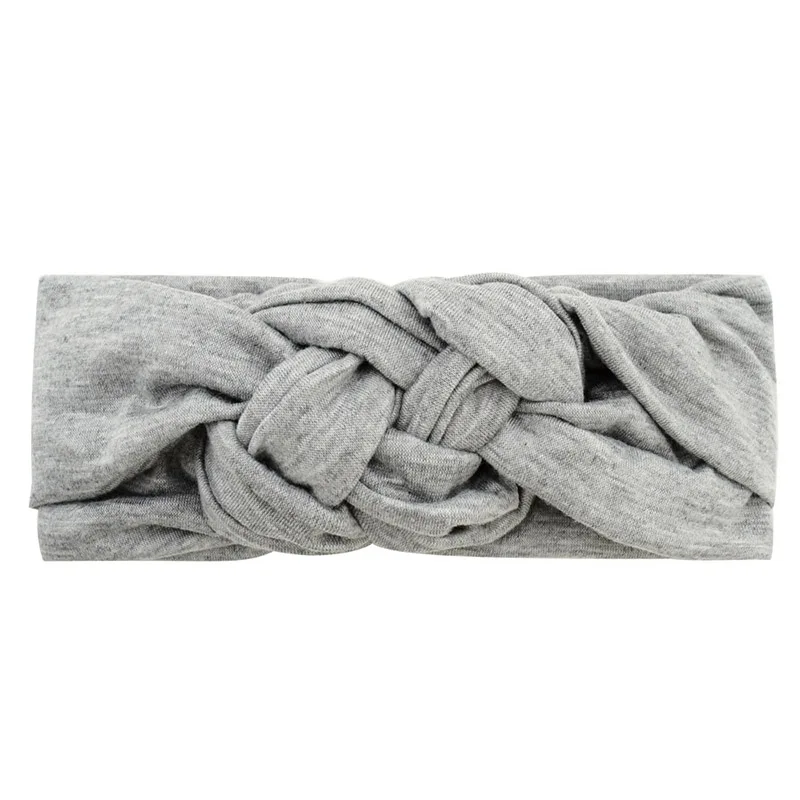 Детские заколки для волос однотонные весенние мягкие эластичные повязки на