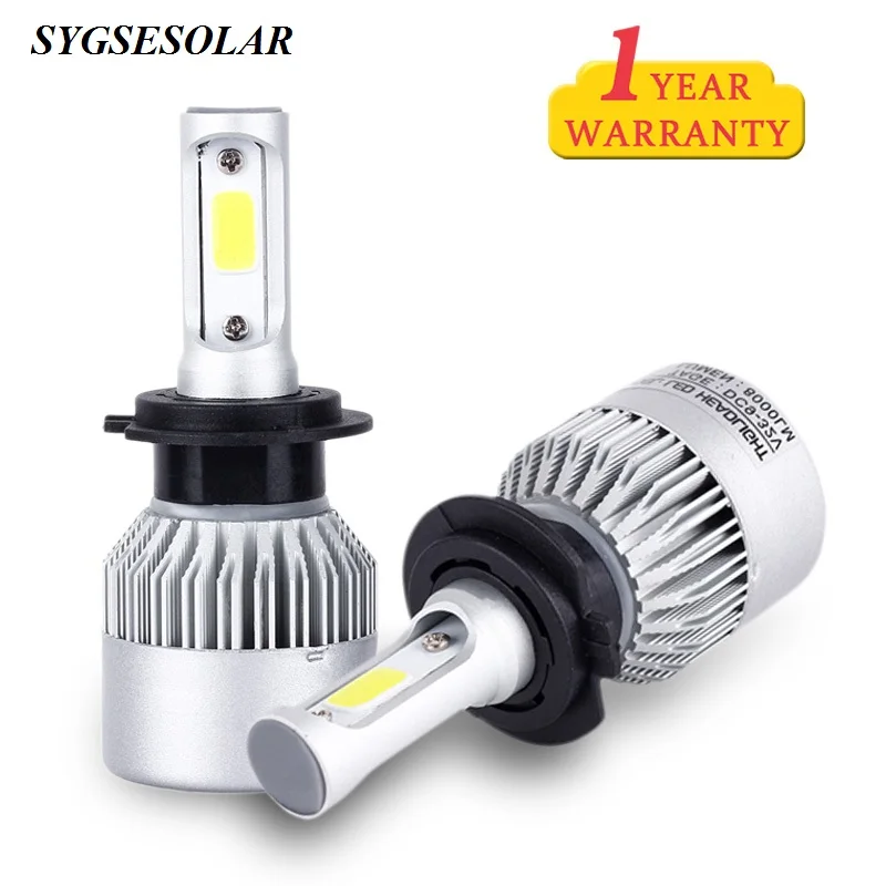 Фара H1 H3 H4 H7 LED H8/H11 HB3/9005 HB4/9006 9012 6000K светодиодная лампа|Передние LED-фары для авто| |