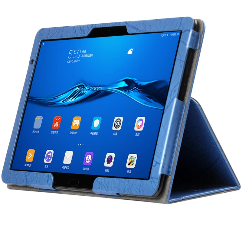Тонкий роскошный Шелковый зернистый чехол с флип-стойкой для huawei MediaPad M5 Lite 10 чехол BAH2-W09 BAH2-L09 BAH2-W19 10,1 ''чехол для планшета