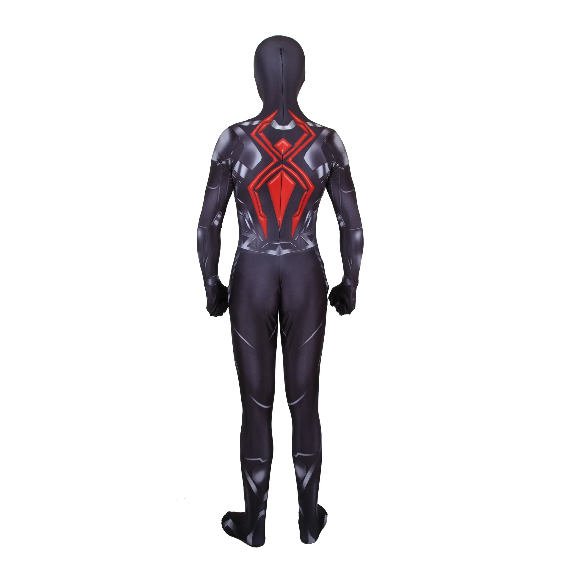 Adult kids Marvel PS4 game Dark Black Warsuit Spider-Man Cosplay tights costume Halloween role-playing bodysuit jumpsuit JQ-1378 |