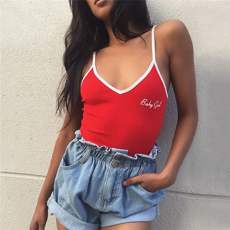 Женский комбинезон на тонких бретельках Летний без рукавов J42 2019 | Женская одежда