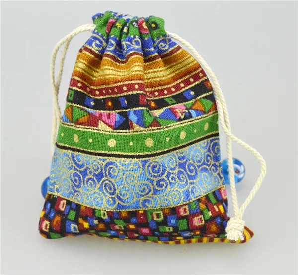 10 шт. 15*20 см сумка из хлопка и льна рисовая ткань набор карманов Национальный