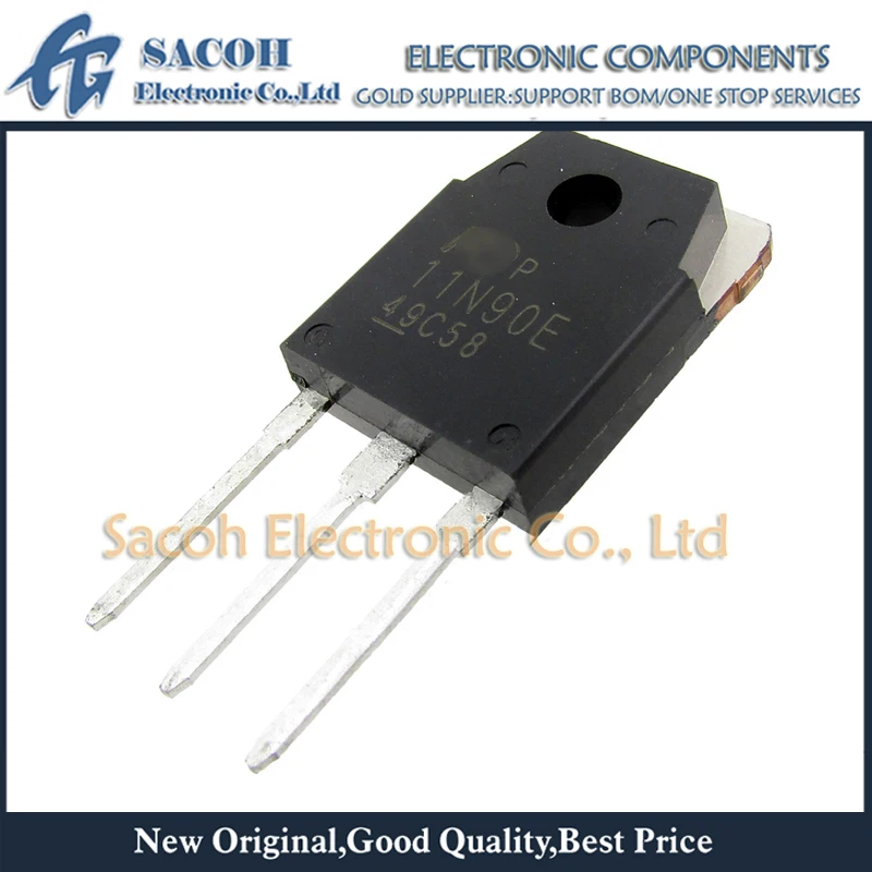 

New original 10PCS/Lot FMH11N90E 11N90E 11N90 or F2452 F2452-090 or FMH11N70E 11N70E TO-3P 11A 900V Power MOSFET Transistor