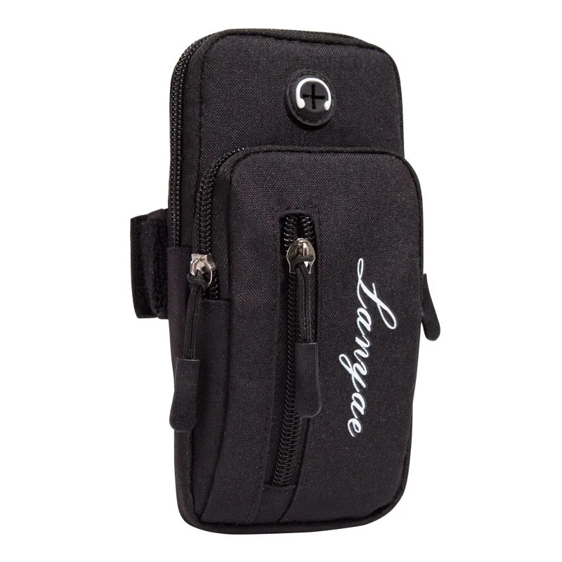 Черный Brassard спортивный нарукавник для бега универсальный чехол для телефона, сумка для мобильного телефона, спортивный держатель для телефона, жесткий ремешок для телефона, для смартфона - Цвет: Черный