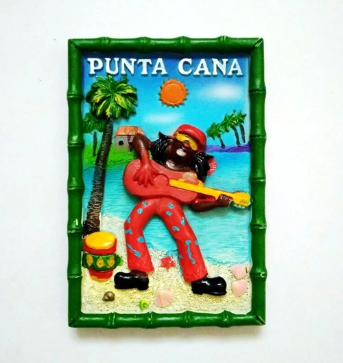 Горячая Доминика Punta Cana Macaw Багамский национальный танец 3D магниты на холодильник туристические сувениры холодильник магнитные наклейки - Цвет: 006