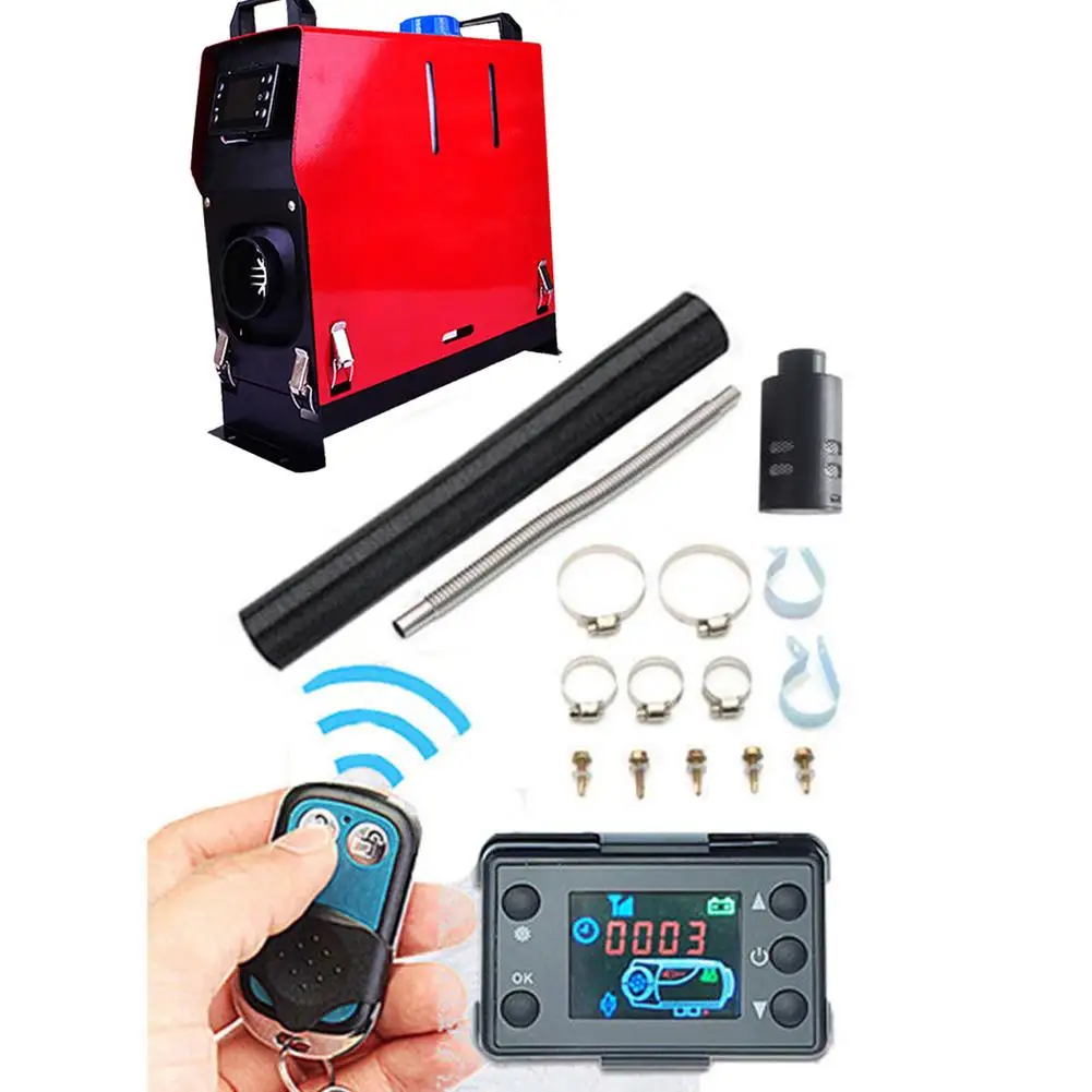 $66.36 Auxiliary Heater 12/24V 5KW Non-freezing Heater In Electric Heaters Air Diesel Fuel Heater For RV Boats Motorhome Trucks Trailer