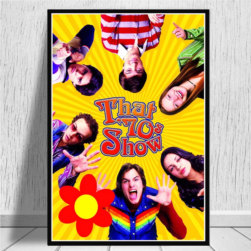 Лидер продаж классический постер фильмов 70 сериала друзья художественная живопись на холсте настенные