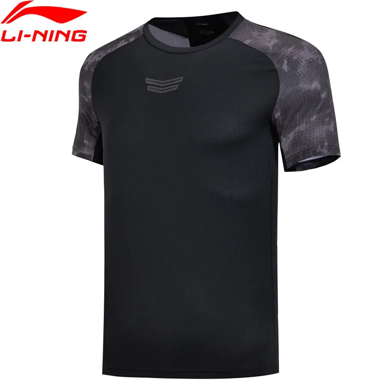 Li Ning мужские футболки для тренировок активного отдыха на сухую погоду 100%