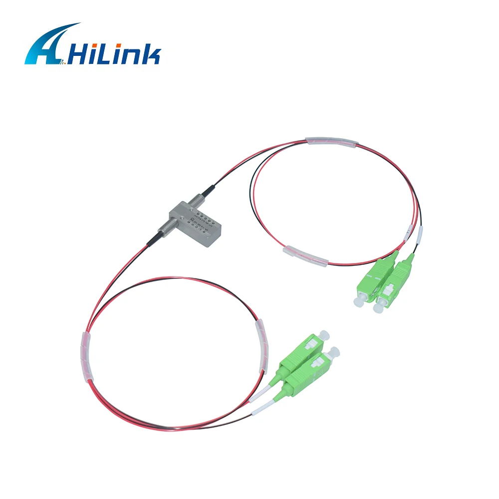 2x2B 1310 1550nm SM 990um SC APC коннектор оптический переключатель 5 В фиксация/без фиксации |
