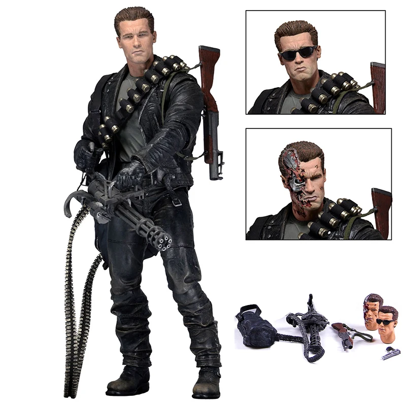

NECA Terminator 2: Judgment Day T-800 Arnold Schwarzenegger PVC Action Figure Collectible Model Toys Gift