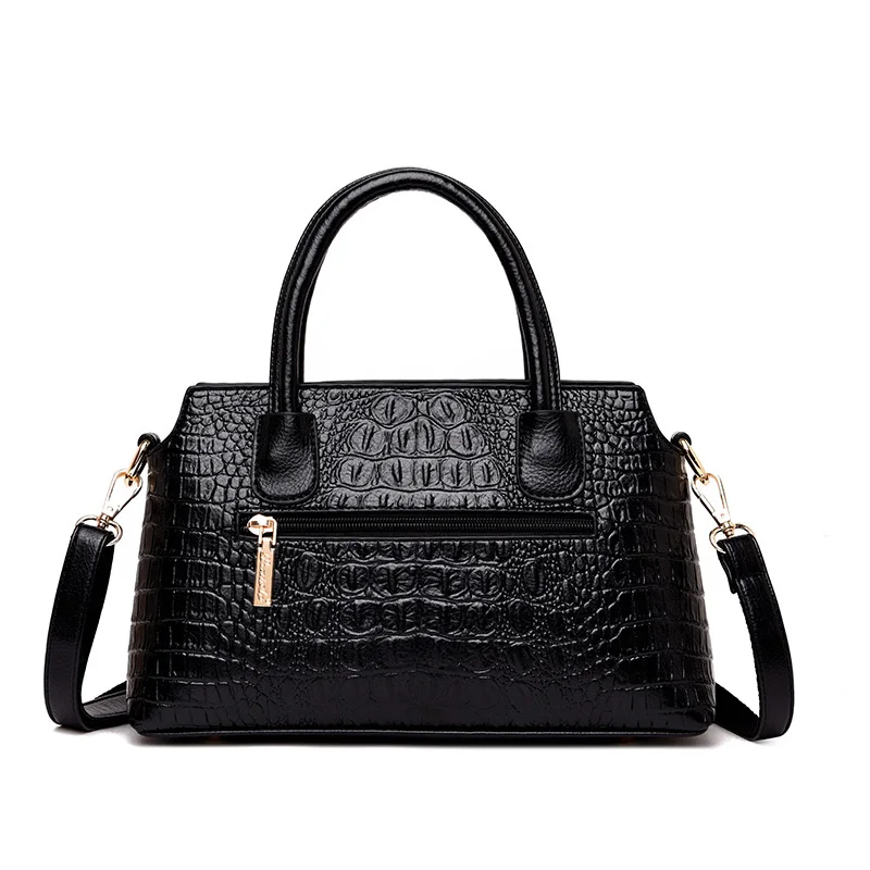 2019 New Luxury Designer Brand Famous Alligator Women Leather Handbags Satchel Tote Bags Sac A Main Femme | Багаж и сумки
