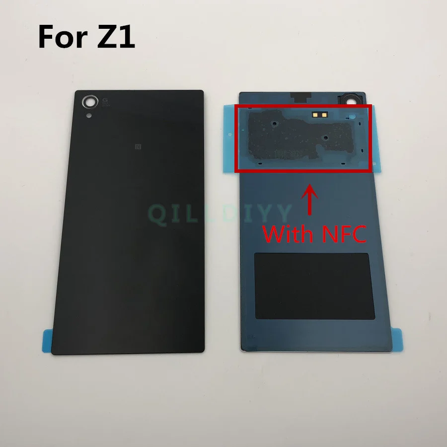 Задняя стеклянная крышка батарейного отсека для Sony Xperia Z4 Z3 + Plus E6553 E6533 Z2 Z1 задняя