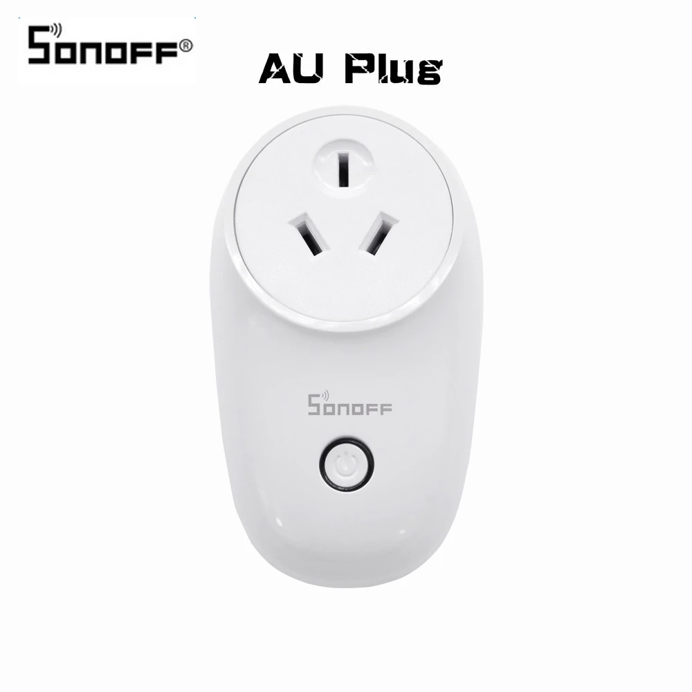 Sonoff S26 AU Интеллектуальный выключатель света Sonoff S26 умное домашнее Реле Переключатель Wi-Fi интеллектуальная розетка США/Великобритания/Австралия/ЕС Беспроводной Мощность розетки с Google для Xiaomi Smart Home - Цвет: Sonoff S26 AU