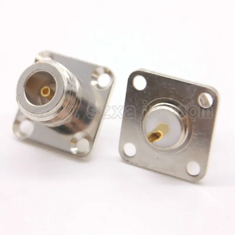 N гнездовой разъем для панельного монтажа шасси Соединитель с паяльной клеммой