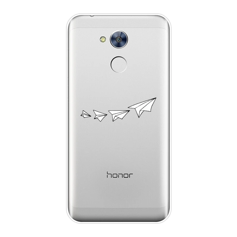 Чехол для телефона силиконовый Huawei Honor 6 5A 4X 5X 6X Airplane Star Travel Flying мягкий чехол