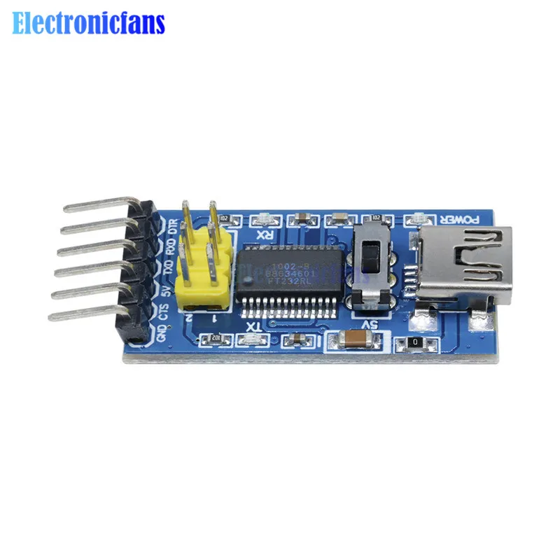 Diymore FT232RL FT232 FTDI USB 3,3 V 5,5 V to ttl модуль последовательного адаптера Mini USB порт для arduino pro mini USB TO 232 USB to ttl