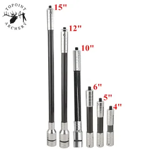 Стабилизатор уровня углерода для стрельбы из лука 456101215 дюйма, удлинитель боковой для стрельбы, аксессуары для стрельбы из лука