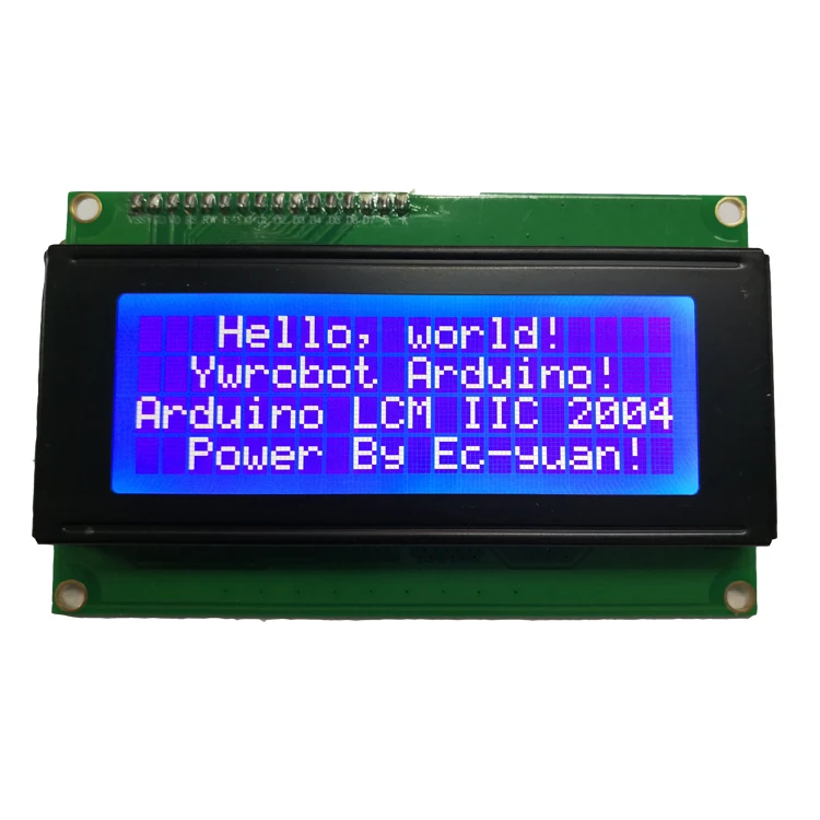Плате Liquid Crystal Дисплей IIC/I2C/TWI 2004 204 20x4 символов ЖК дисплей модуль для arduino синий