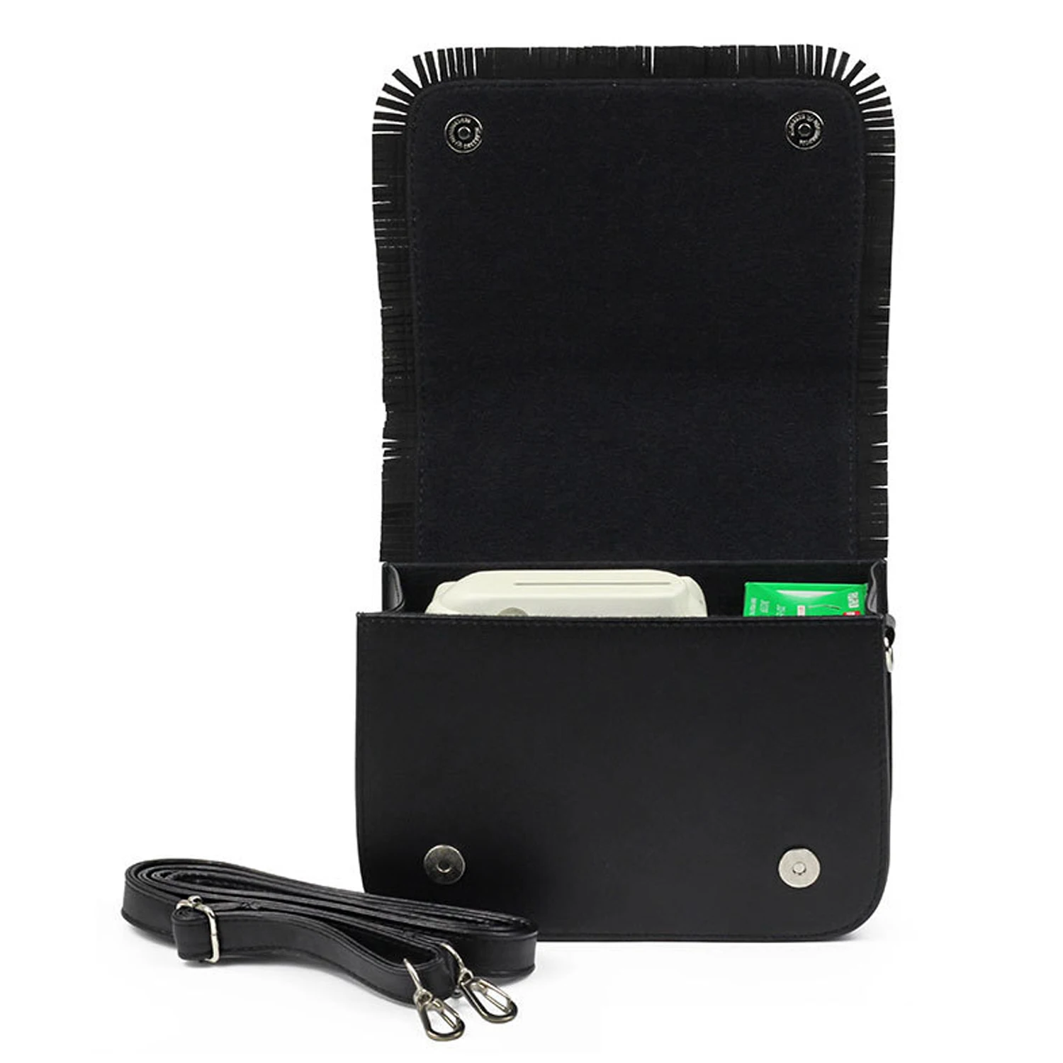 Besegad универсальный чехол сумка из искусственной кожи с кисточкой для камеры