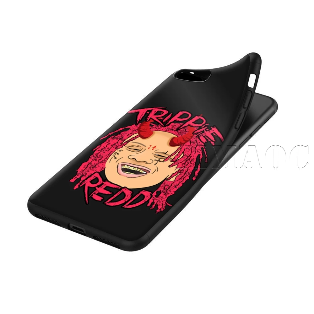 Силиконовый мягкий чехол YIMAOC Trippie Redd для iPhone 11 Pro XS Max XR X 8 7 6 6S Plus 5 5S SE