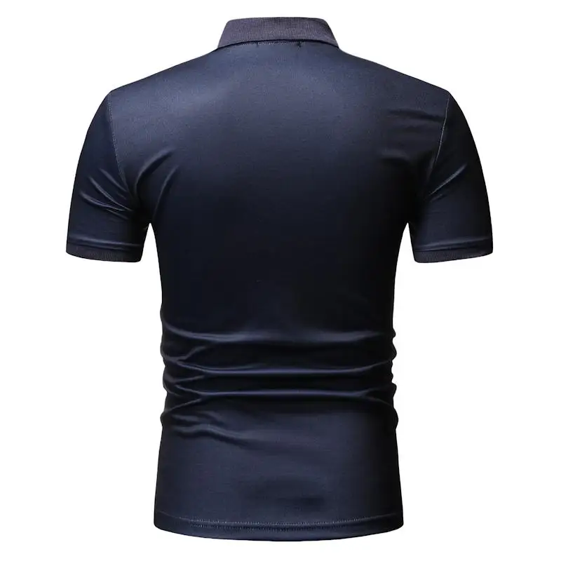 Летние топы деловые мужские рубашки поло футболки повседневные для мужчин Camisa