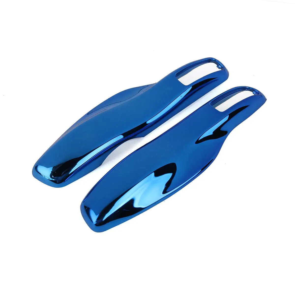 Gloss Blue 1 шт. замена наклейка на машину защитный футляр для дистанционного ключа усовершенствованный корпус для ключей для Porsche Panamera Macan Cayman 911 - Название цвета: Gloss Blue
