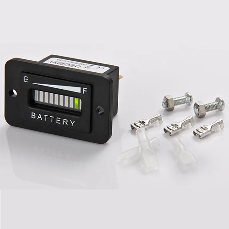 Свинцово кислотная аккумуляторная батарея 12/ 24 В со светодиодным индикатором
