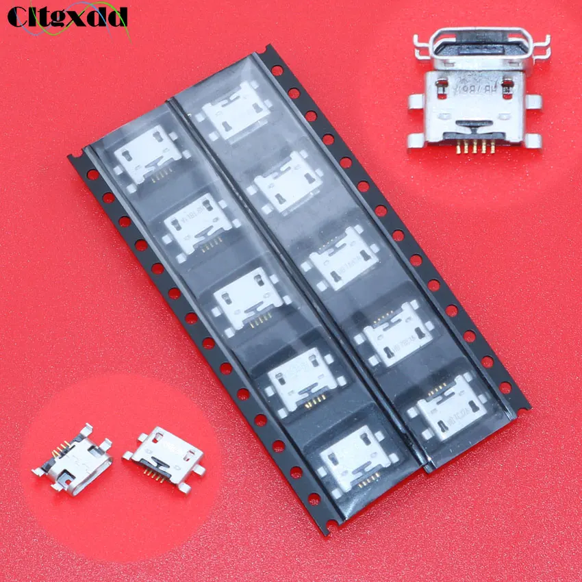 Cltgxdd 100 шт. для Xiao Redmi 4A 4X 5 M5 Micro USB разъем 5pin порт зарядки Ремонт Замена |