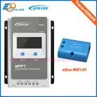 Wi-Fi eBOX MPPT 10A контроллер для слежения за солнечной батареей, 12В, макс. PV вход, 60 в Epsolar EP series