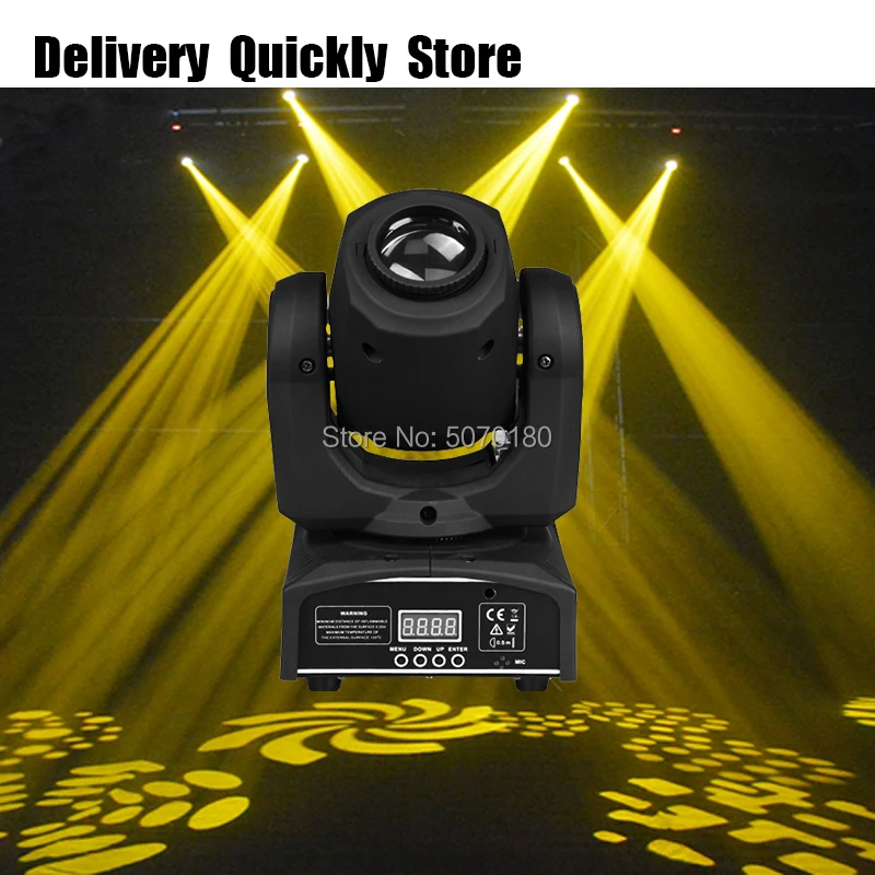 Быстрая Доставка 30 Вт Led гобо движущаяся голова изображения Изменение эффект