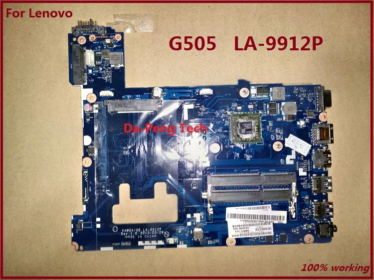 Высококачественная материнская плата KEFU для ноутбука LENOVO G505 VAWGA/GB с процессором