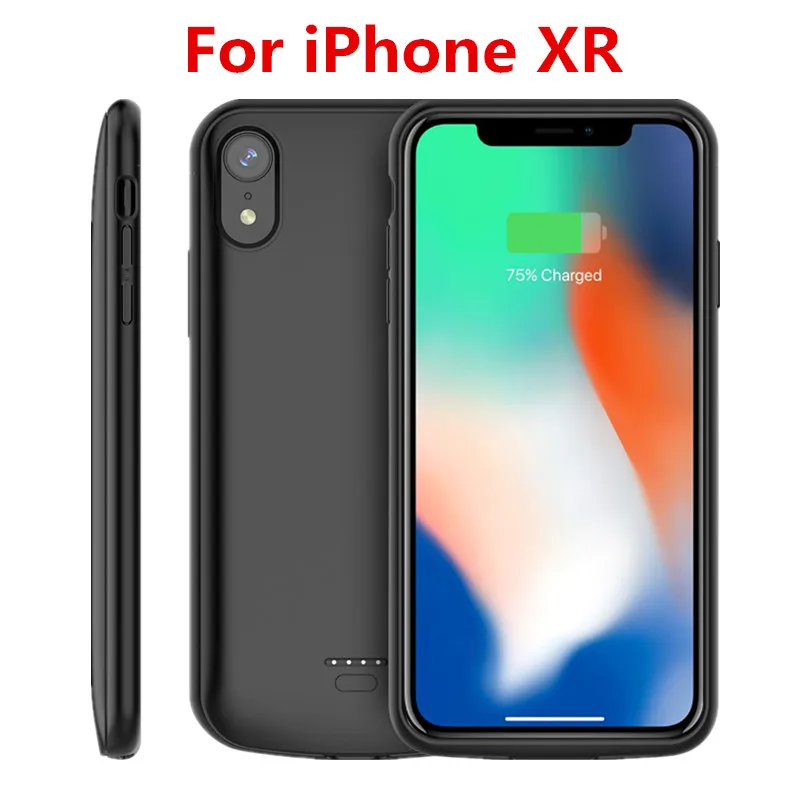 4000 мА/ч, Батарея Зарядное устройство чехол для iPhone 6 6S 7 Plus 5 5S SE чехол Powerbank Зарядное устройство чехол для iPhone 11 11 Pro X/XR/XS Max Батарея чехол - Цвет: for iPhone XR