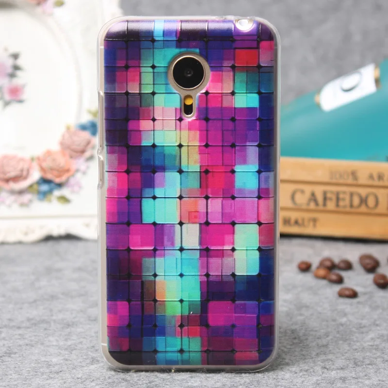 QBQB For MEIZU MX5 Phone Bag Case 3D Stereo Relief Painting Soft Silicon Back Cover Colorful New anti-knock TPU case |