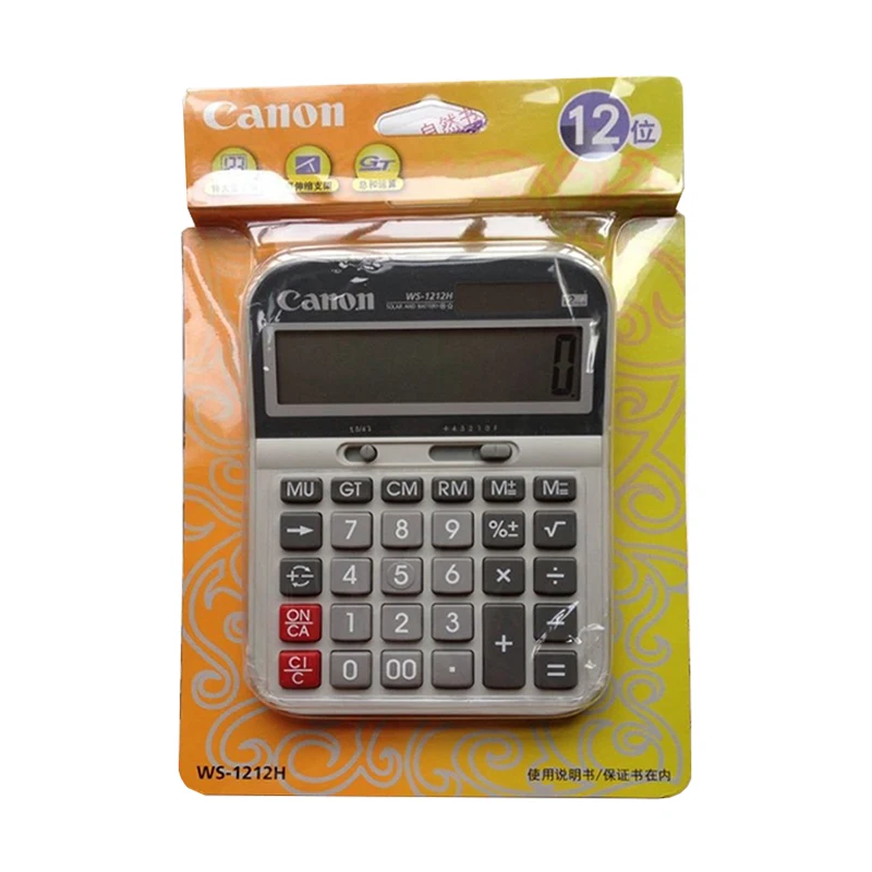 Canon Мощность WS-1212H Настольный калькулятор Бизнес офисные Бухгалтерия и