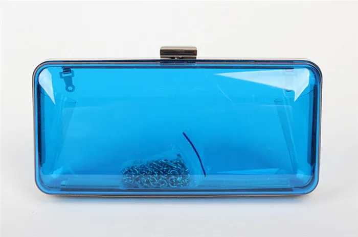 New Women Transparent / Lace Flap Acrylic Clear Colorful Ladies Handbags Chains Wedding Party Day Clutch Evening Bags BH538 | Багаж и