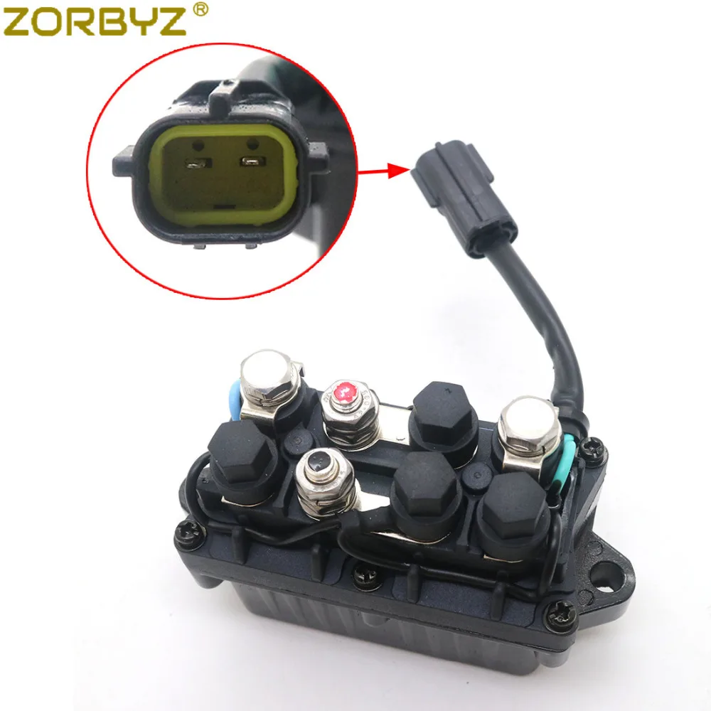 ZORBYZ 2 контактное реле для Yamaha 4 тактное подвесное 63P 81950 00 & 68F 01|Накладки и
