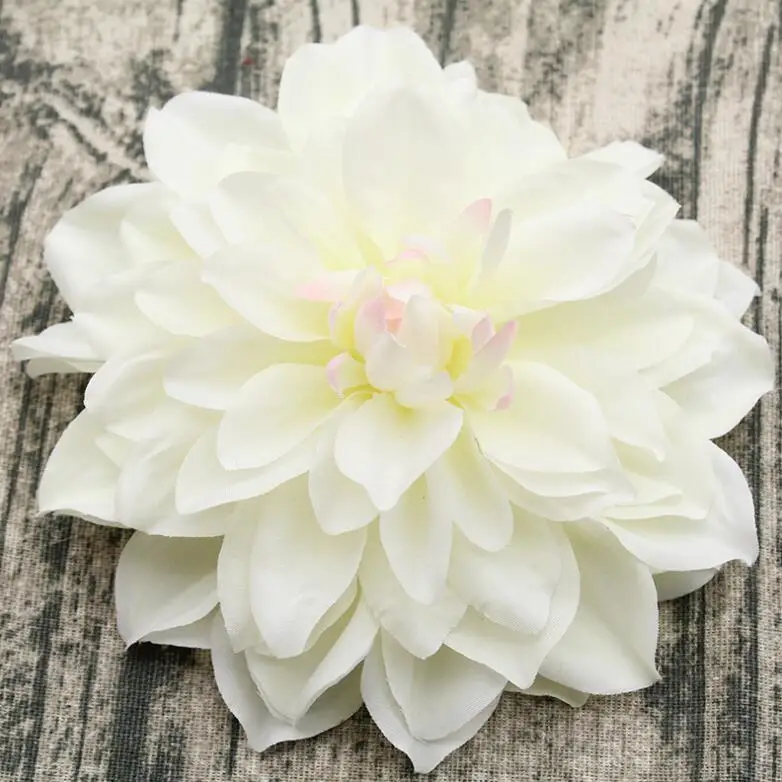 15 см Большая искусственная шелковая Цветочная головка Dahlia DIY для дома свадьбы