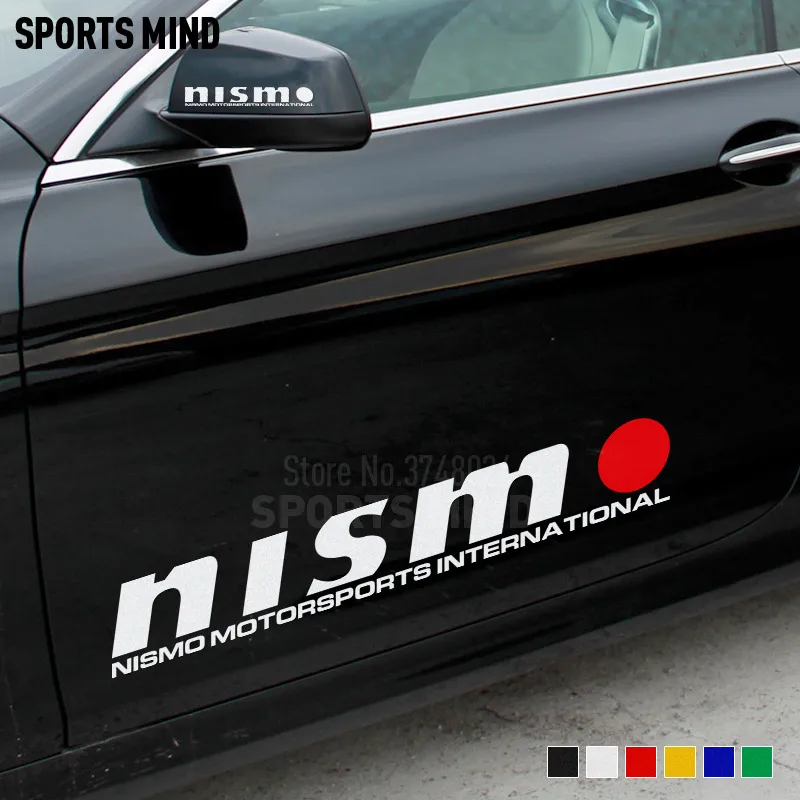 2 шт. автомобильные наклейки для Nissan NISMO Almera Tiida Qashqai Juke патруль X Trail Sentra Note