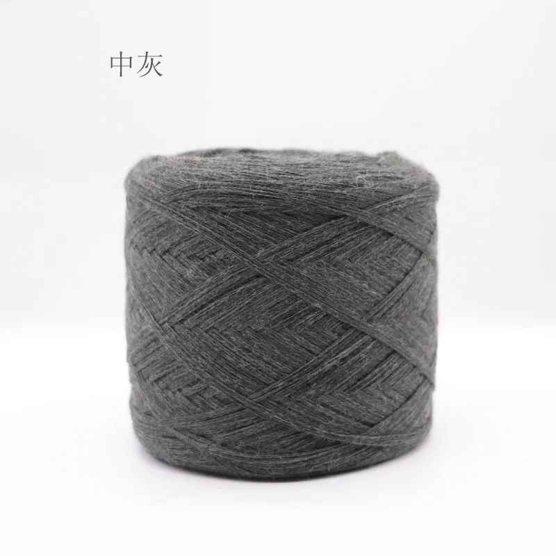 15 middle grey 500 г неотбеленная оригинальная экологическая здоровая 70% шерсть вязанная Пряжа Детская натуральная мягкая пряжа для вязания крючком - Цвет: 15 middle grey