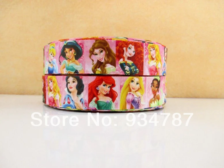1550 50 ярдов мультфильм Единорог напечатанный grosgrain ленты 13215 - Цвет: 1550