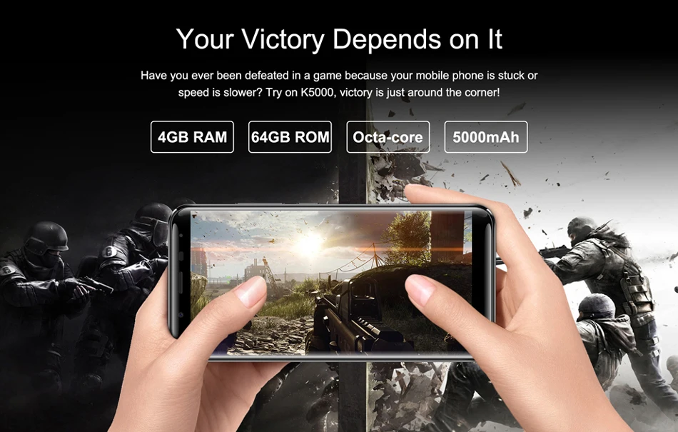 Oukitel K5000 смартфон 5 7 &quotHD край уменьшенного использования пластин Дисплей