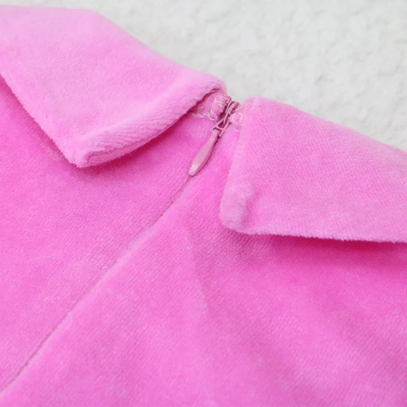 Children Velour Party Lace dress New Year Girls Long Sleeve Dresses Baby Clothes Spring and Summer Clothing Button Sweet Suits | Детская